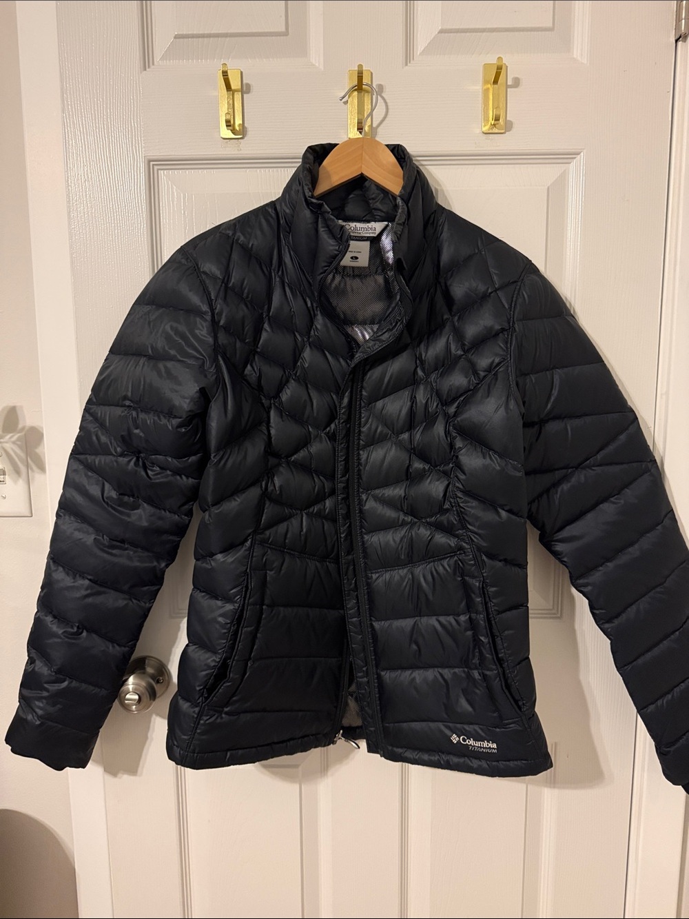 Columbia Black Quilted Lightweight Puffer Jacket